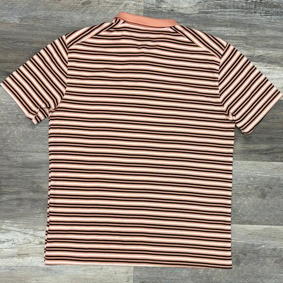 Nike Dri Fit Disney Parks Mickey Mouse Mens‎ M Striped Victory Golf Polo Shirt - Picture 3 of 10